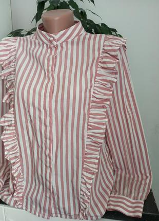Бавовняна сорочка в смужку