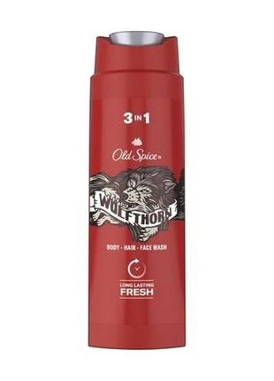 Гель для душу + шампунь 3-в-1 old spice wolfthorn 250 мл
