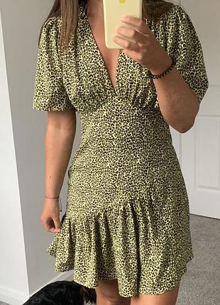 Сукня topshop леопард тваринний принт