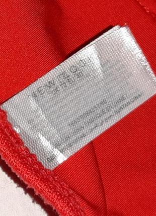 1+1=3 шикарный красный закрытый купальник с поясом по фигуре new look, размер 44 - 469 фото