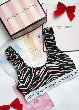 Коттоновый классный мягкий хлопковый топ бюстгралтер victoria's secret xs 34 70a 70b 70c