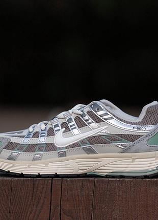 Кроссовки nike p-6000 flat pewter 5