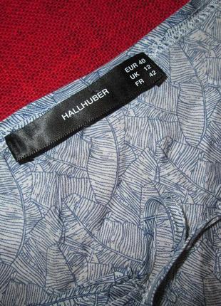 Шовкова блуза hallhuber 100% шовк4 фото