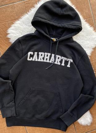Чорне худі carhartt