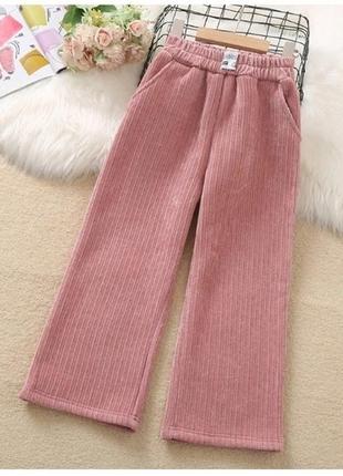 Детские вельветовые брюки палаццо