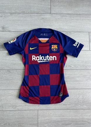 Женская футболка футболка барселона barcelona nike football blokecore