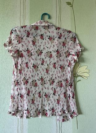 Жіноча сорочка з коротким рукавом.