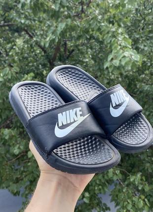 Nike тапочки оригинал черные 31 размер найк