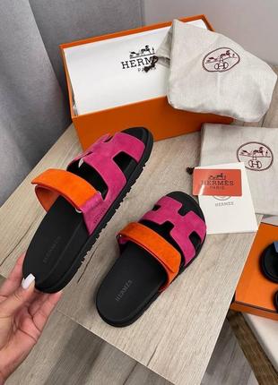 Тапочки в стиле hermes