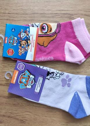 Дитячі шкарпетки щенячий патруль набір  скай еверест р.31/34 disney