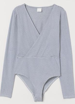 Боді в смужку h&m