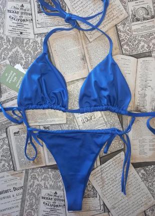 Купальник шторки бразилиана 75е бедра 42-44 р h&m евро xs/xl