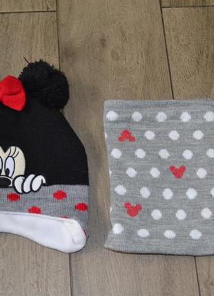Комплект шапочка та снуд
