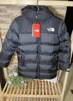 Зимняя удлиненная куртка the north face