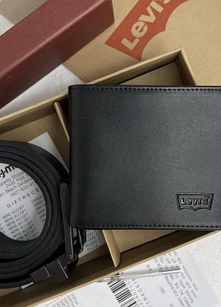 Набор ремень и кошелек от levi’s2 фото