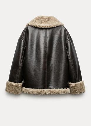 Дубленка zara оригинал