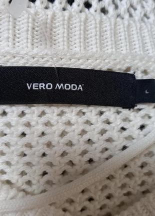 Джемпер, свитер, кофта хлопковая, вязаний ,лёгкий, летний.,бренд vero  moda.5 фото