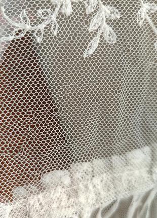Большая винтажная тюль старинная.