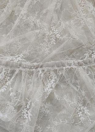 Большая винтажная тюль старинная.