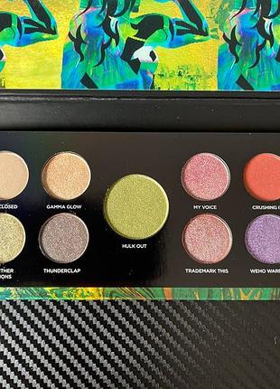 Палетка тіней she hulk eyeshadow palette2 фото
