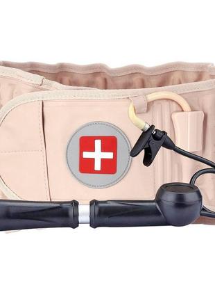 Пояс массажер для поясничного отдела spinal air traction belt waist brace2 фото
