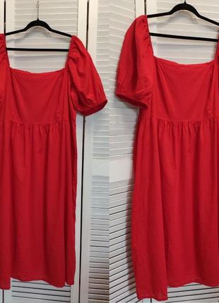Сукня  h&m linen-blend dress2 фото