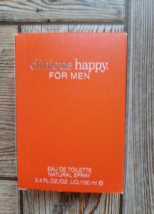 Clinigue happy for men тувлетна парфумована вода