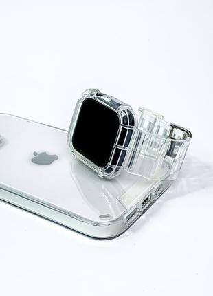 Прозорий ремінець для apple watch 42/44/45 mm5 фото