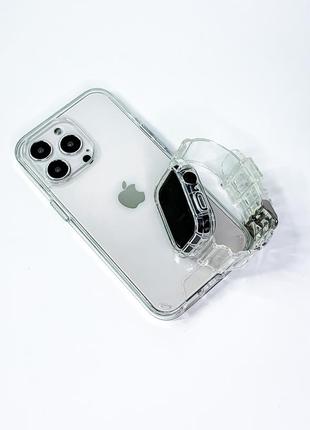 Прозорий ремінець для apple watch 42/44/45 mm2 фото