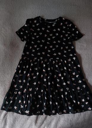 Платье в цветочный принт