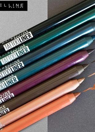 Гелевий стійкий олівець для очей maybelline 973 soft rose4 фото