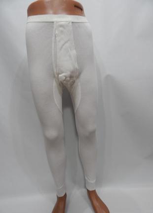 Бельё мужское трикотажное (подштаники, кальсоны) демисезонное с манжетом schiesser р.52 051tbm