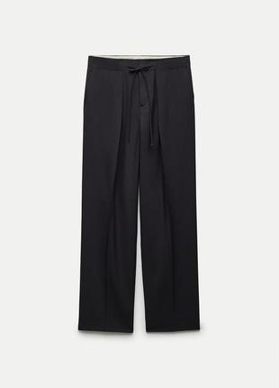Брюки із защіпами zara