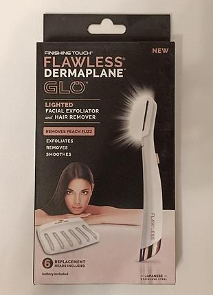 Тример для брів flawless dermaplane glo