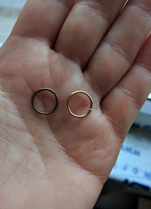 Набор пирсинг кольца для волос колечко