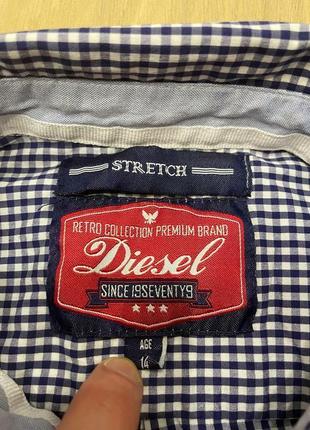 Сорочка diesel в клітину uniqlo polo ralph lauren
