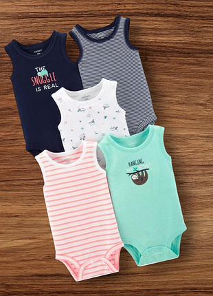 Комплект набор боди майка для мальчика картерс carters бодик бодики carter's