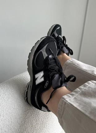 Жіночі кросівки new balance 2002r black нью беланс чорного кольору4 фото