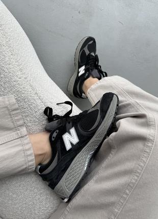 Женские кроссовки new balance 2002r black New Black belанс черного цвета6 фото