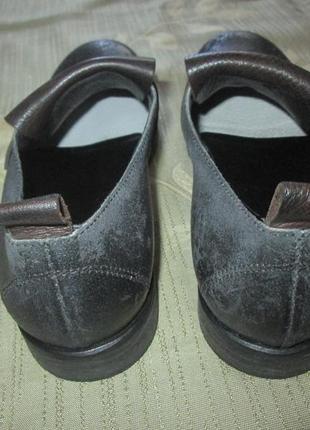 Шкіряні туфлі лофери cavallini італія р. 36-373 фото
