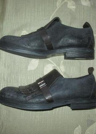 Шкіряні туфлі лофери cavallini італія р. 36-374 фото