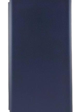 Чохол книжка premium для poco c65 на магніті з підставкою темно-синій