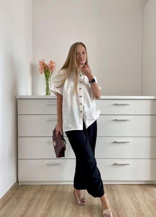 Рубашка льняная2 фото