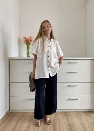 Рубашка льняная3 фото