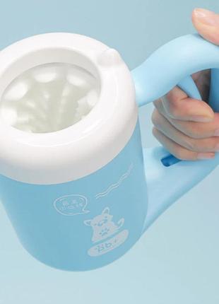 Щітка для миття собак. лапомийка 360. склянка для миття лап собак знижка!