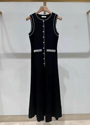 Платье sandro платье темное платье бренд сандро