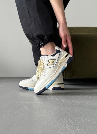 Жіночі кросівки new balance 550 x rich paul cream нью беланс кремового кольору4 фото