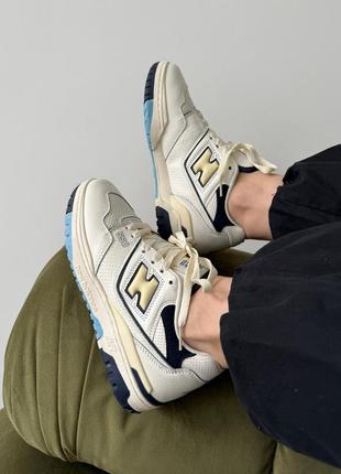 Жіночі кросівки new balance 550 x rich paul cream нью беланс кремового кольору2 фото