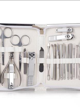 Манікюрно-педикюрний набір shop4all із інструментами для догляду за обличчям 26 предметів знижка!