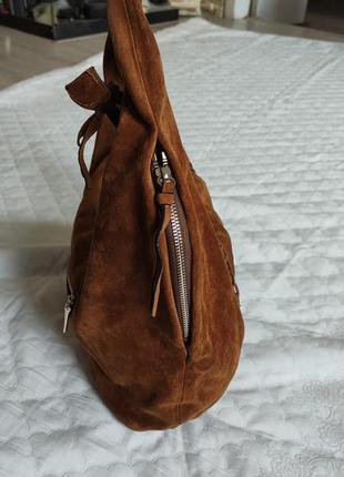 Bridas сумка іспанія оригінал шкіра шкіряна замша замшева сумочка5 фото